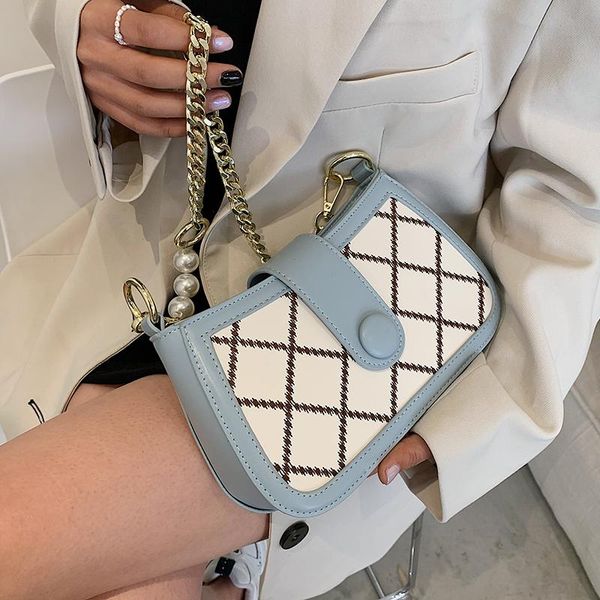 

evening bags original brand bag girl 2021 fashion messenger chain shoulder square underarm dual-use