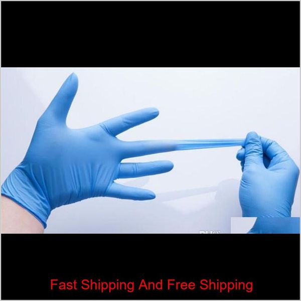 

2020 new disposable nitrile latex gloves 3 kinds of specifications optional anti-skid anti-acid gloves b grade rubb jlljwv comb2010