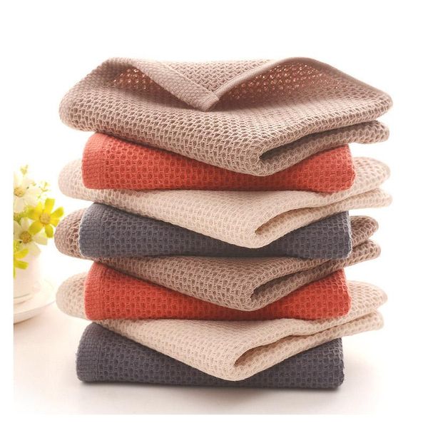 

towel 100% cotton hand towels for adults plaid face care magic bathroom sport waffle 33x72cm microfiber