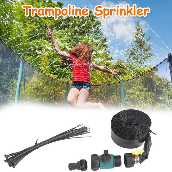 

watering equipments trampoline sprinkler outdoor quick install backyards garden summer water game toy