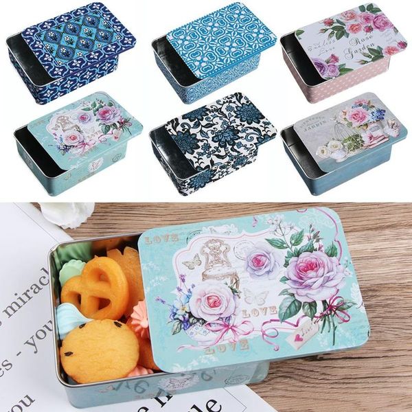 

gift wrap portable diy iron cosmetic organizer jewelry container storage box cases wedding supplies push-pull