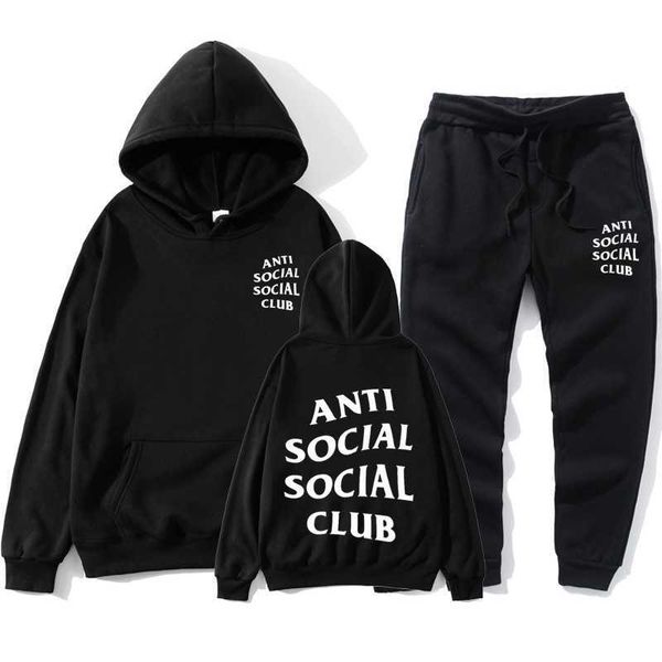 

hoodie set make money not friends1, Black
