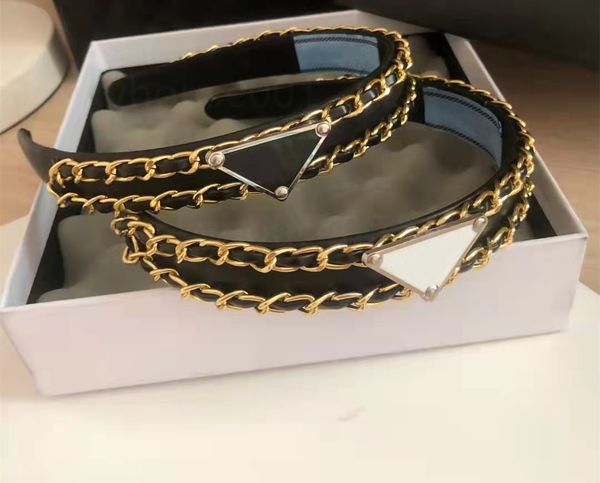 

2021 personality charm women p letter printed hair band women fashion headdress wide edge knot hairpin hair hoop hair accessories wholesale, Silver