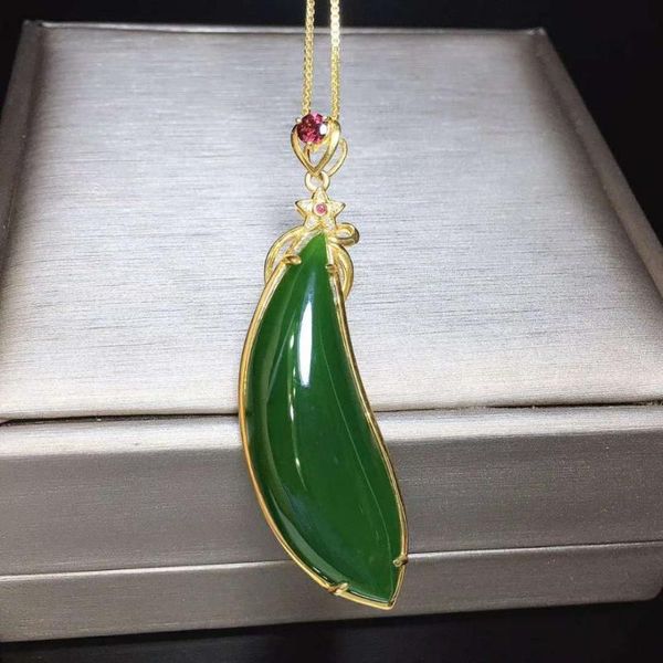 

lockets 18k gold and tianbi jade pendanth15#, Silver