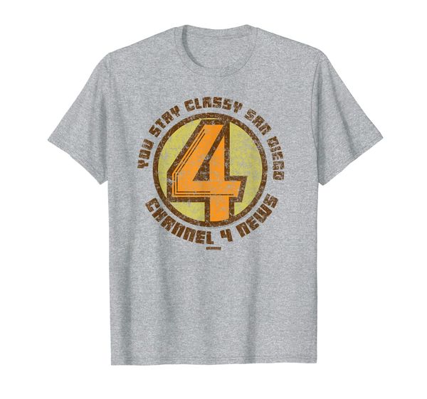 

anchorman channel 4 news t-shirt, White;black