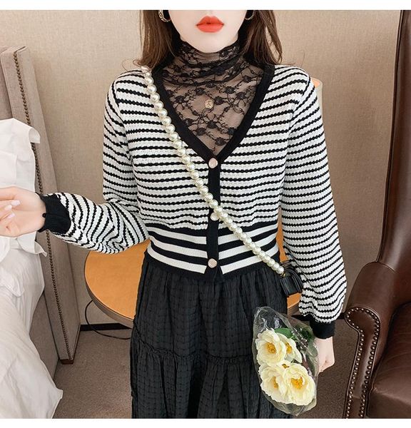 

women's sweaters 2021 style women sweater knitted o-neck korean pull femme jumper one, White;black