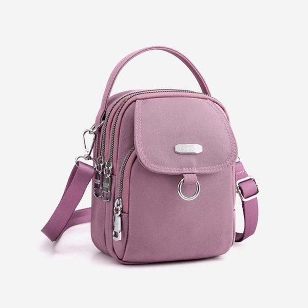 

evening bags women mini small shoulder bag nylon multi compartment lightweight messenger fashion female mobile phone