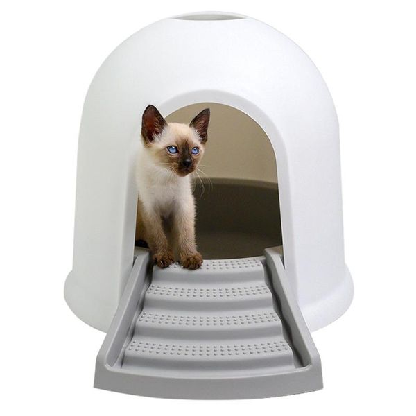 

other cat supplies litter box, toilet, fully closed litter, anti-spatter and deodorant, large