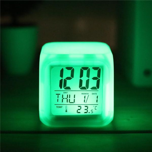 

desk & table clocks originality led calendar temperature display small alarm