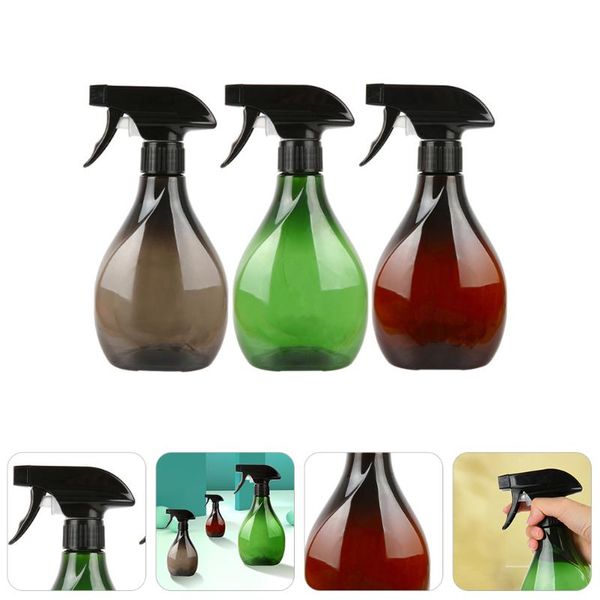 

storage bottles & jars 3pcs hair styling spray bottle 450ml plastic can fine mist