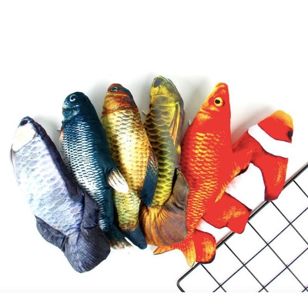 

cat toys fun chewing simulation fish toy pet pillow catnip biting playing mint kitten supplies