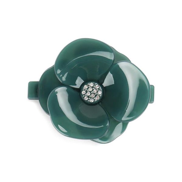 

hair clips & barrettes camellia flower accessories - trendy barrette clip for women lady luxury jewelry tiara office career wear daily, Golden;silver