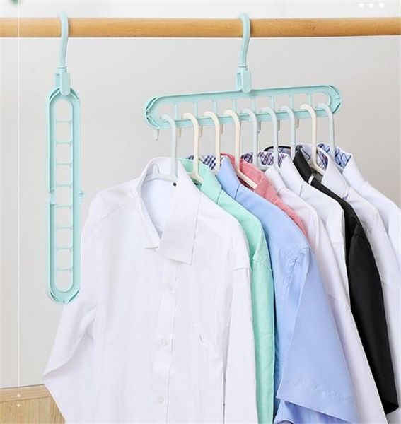 

laundry bags multi-port support circle clothes hanger drying rack multifunction plastic scarf hangers storage racks