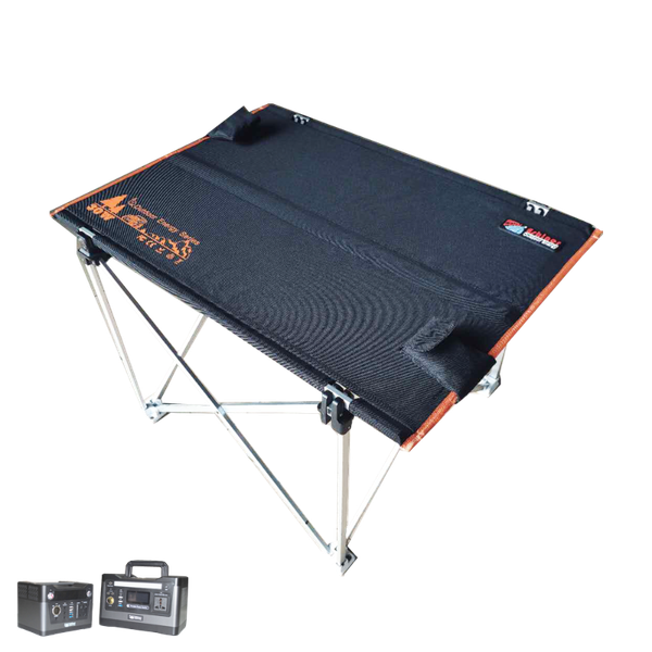 

camp furniture drink camping charging table