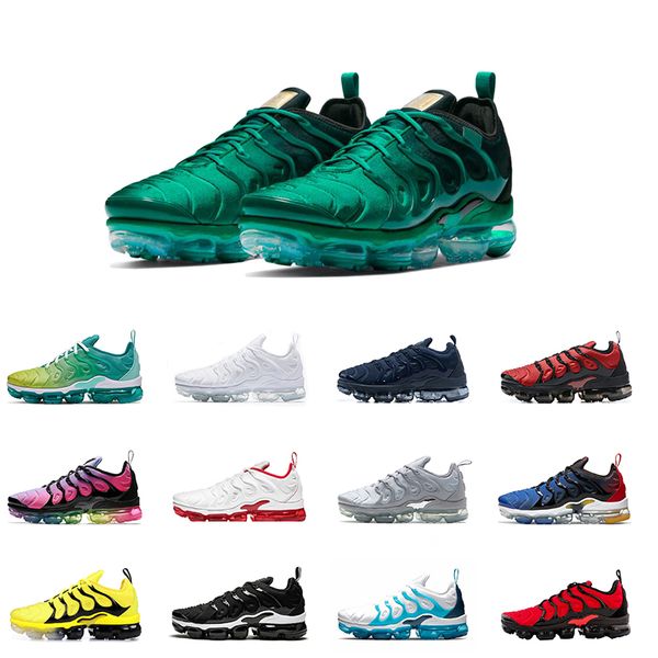 

2021 fashion tn plus men women running shoes black gold light bone opti yellow cool grey pastel purple mens trainers sports sneakers runners