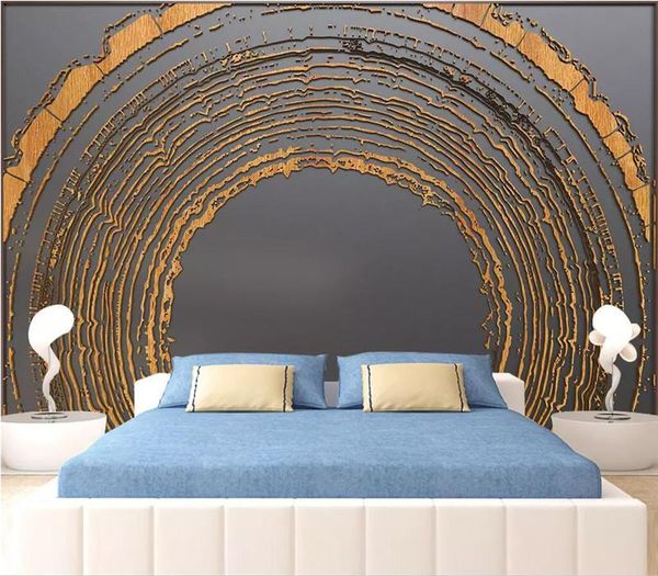 

wallpapers three-dimensional annual ring wood grain background wall professional production mural wallpaper custom poster po