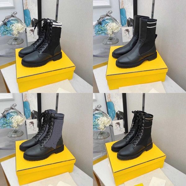 

designer rockoko boots combat motocycle shoes women ankle martin boot knit leather biker stretch fabric shoe australia winter booties 1top, White;red