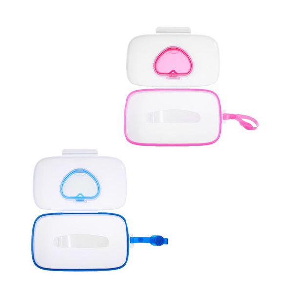 

tissue boxes & napkins 2pcs outdoor baby cases reusable wet (assorted color)