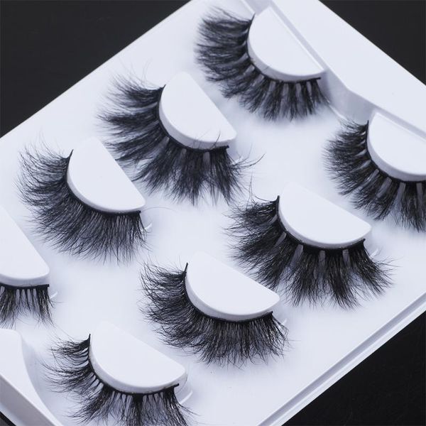 

false eyelashes mix 8-25mm 3d extra fluffy mink lashes 100% handmade resuable natural messy dramatic long wispy eyelash makeup in bulk