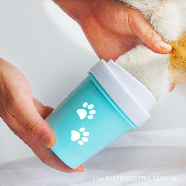 

dog grooming cleaner cup for small large dogs pet feet washer portable cat dirty cleaning soft silicone foot wash tool