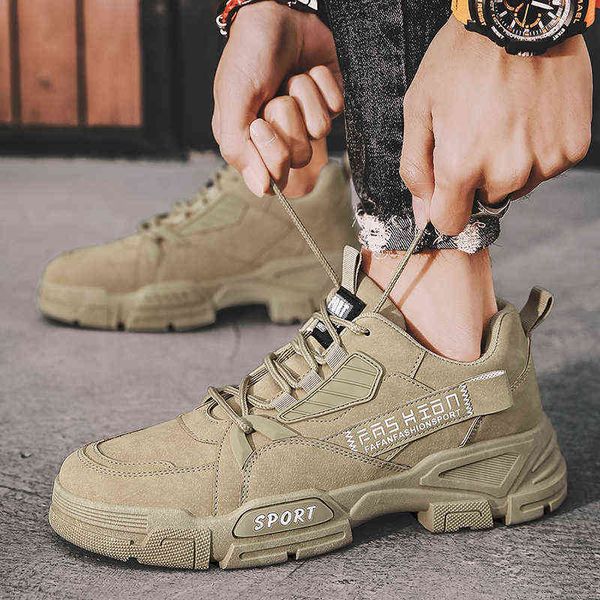 

dress shoes sports shoes autumn winter trend fashion martin boots personality light and simple outdoor work cloth round head low lace up, Black