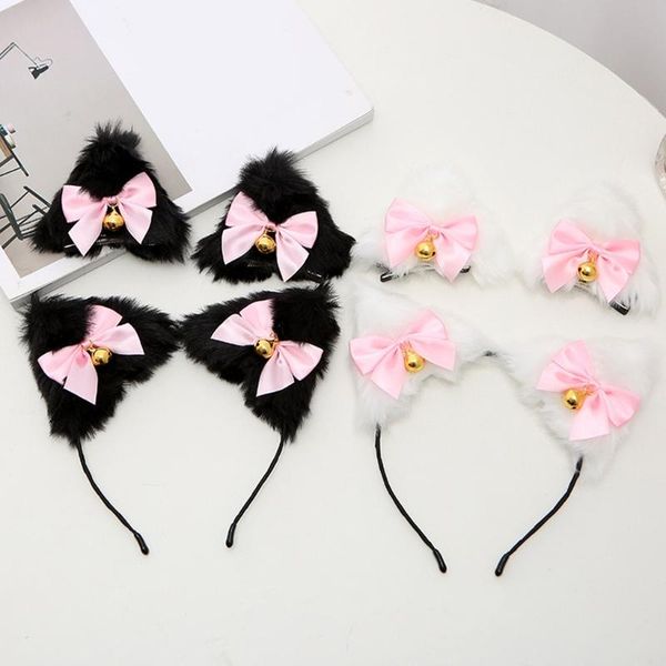 

other event & party supplies x7xe cute fur cat ears hair hoops night club cosplay bell hairhoop headbands accessories for boy girls