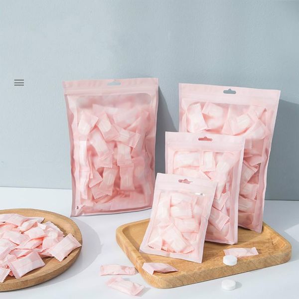 

disposable dinnerware 50pcs towel compressed portable travel non-woven face water wet wipe outdoor moistened tissues paper napkins