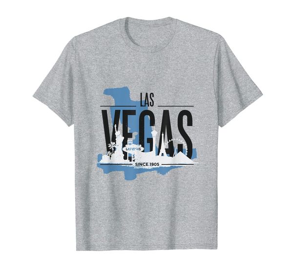 

las vegas skyline souvenir t-shirt, White;black