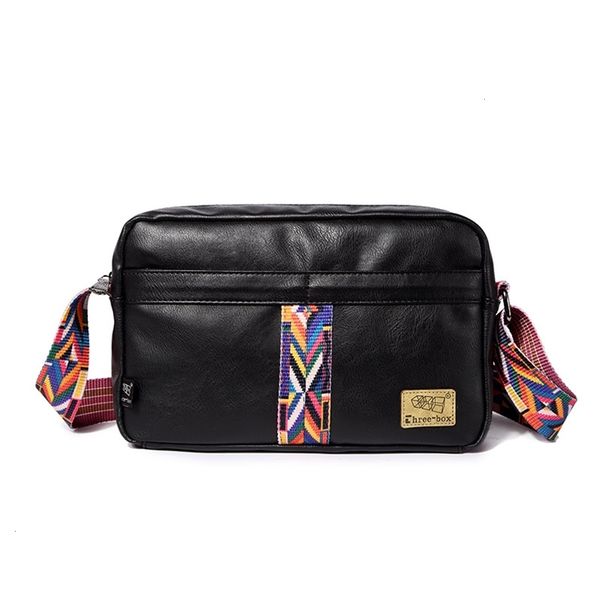 

sanbao single shoulder leather bag outsourcing leisure food bag men's handbag men's student creative bag