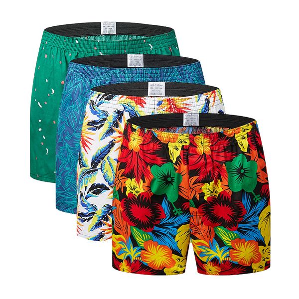 

mens underwear boxer cotton hombre print cuecas masculina boxershorts panties homme size l-3xl, Black;white