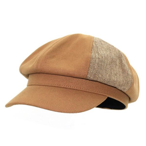 

berets woolen 8 panel octagonal hat ladies women beret flat cap painter sboy gatsby cabbie autumn winter baker boy, Blue;gray
