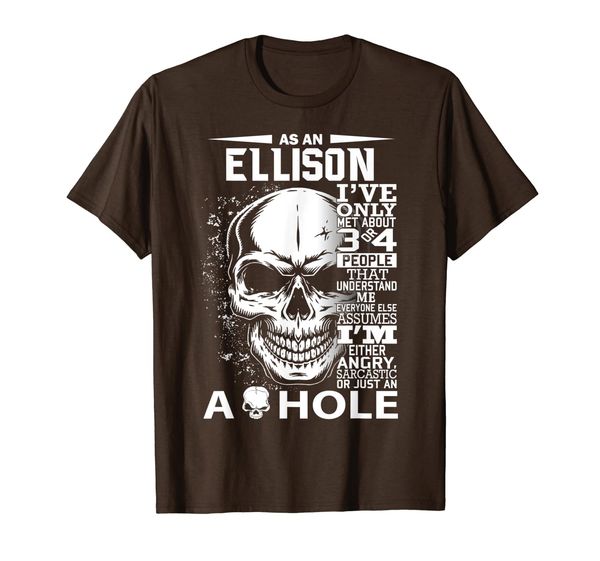 

as a ellison i've only met about 3 4 people l4 t-shirt, White;black
