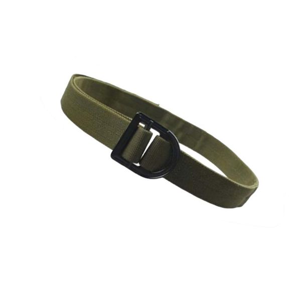 

1pc men's outdoor belt utility buckle belt durable nylon casual (green), Black;gray