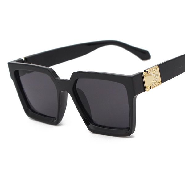 

wholale pc thick frame sunglass for men and ladi custom sun glass, White;black