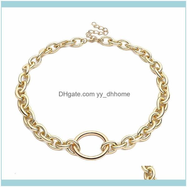 

necklaces & pendants jewelrypcs punk exaggerated chunky gothic chain pendant necklace for womens rock statement handmade sweater goth jewelr, Silver