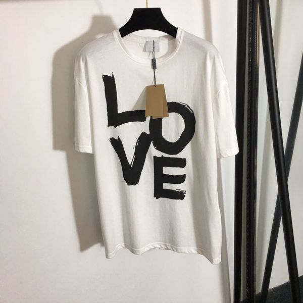 

2021summer new trendy brand t-shirt fashion all-match men and women with the same style1086, White