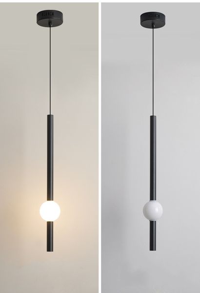 Moderne Nachttischlampen, DIY-Anhänger, LED-Küchenlampe, hängende Beleuchtung, Schlafzimmer, Wohnzimmer, Dekoration