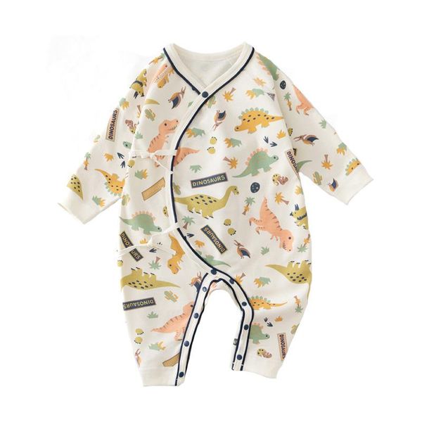 

jumpsuits baby clothes born boys belt butterfly romper spring autumn long sleeve soft cotton pajamas summer monk clothing, Blue