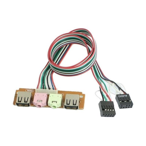 

other lighting accessories pc computer case front panel usb audio port mic earphone cable line