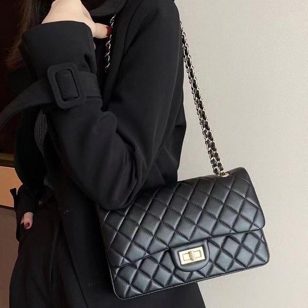 

evening bags san maries classic sheepskin quilted bag gold metal chain luxury purses and handbags ladies totes shoulder crossbody