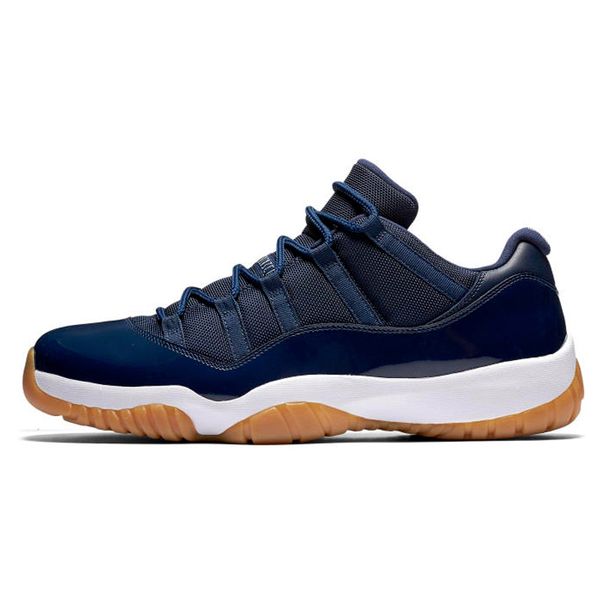 

men 11 basketball shoes low 11s navy gum university blue varsity red breathable outdoors trainers sneakers mens size 40-47