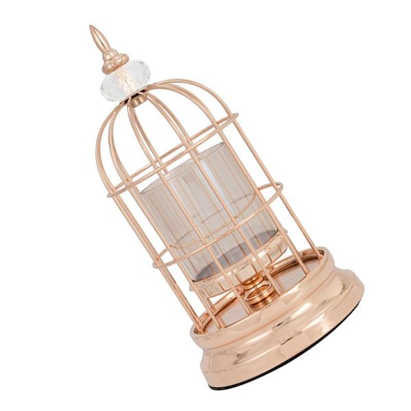 

candle holders 1pc vintage candleholder iron art birdcage candlestick delicate deskdecor