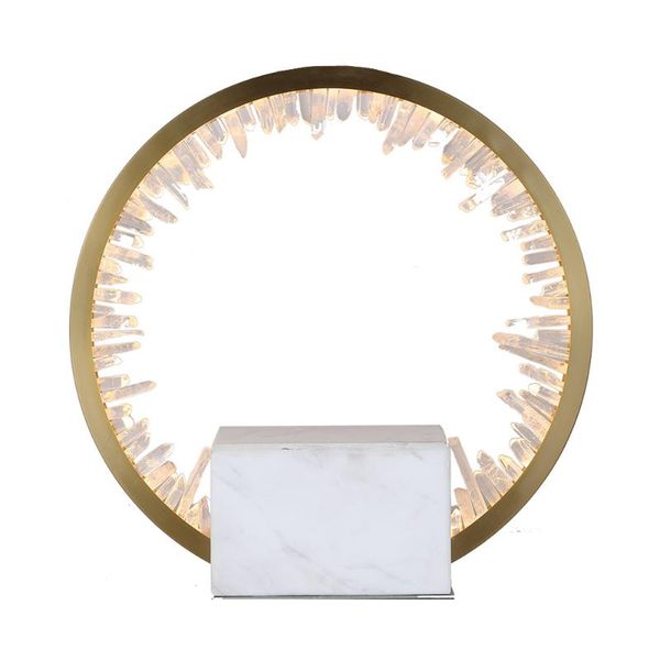 

new living room decoration crystal table lights gold bedside lamp wideth 40cm