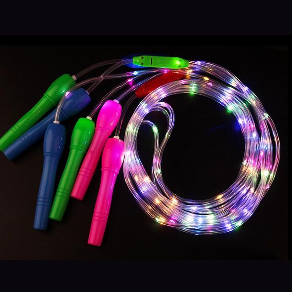 

jump ropes light up led speed skipping rope children kids sports primary school gym portable body exercise fitness equipment