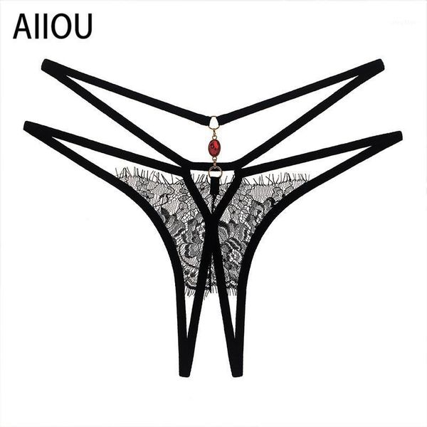 

women's panties aiiou women lingerie black red white ladies underwear cut out thong lace intimates g string tanga femme, Black;pink