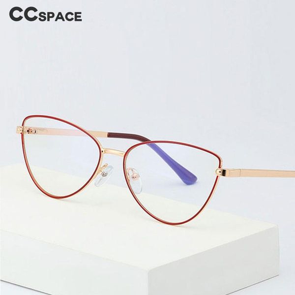 

sunglasses 48137 metal glasses frame anti-blue light male and female optical fashion small computer eyeglasses flat mirror, White;black