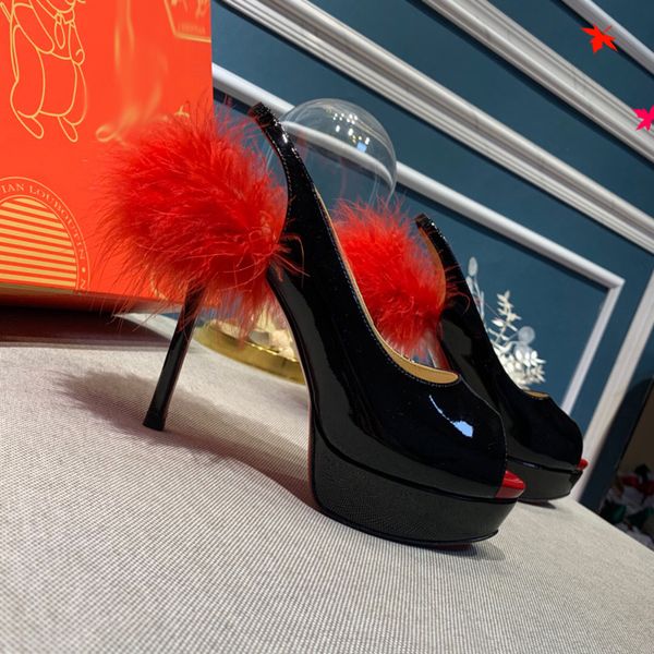 

2021 good quality fashion women luxurys designers shoes designer sandals womens luxury high heels sandal dress shoess with box size 35-41 -n, Black