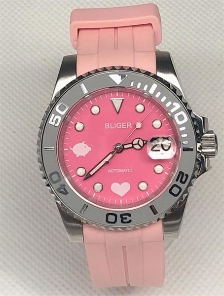 

wristwatches men's high-quality military luxury sports and leisure waterproof watch mechanical clock with calendar silver gray dial, Slivery;brown