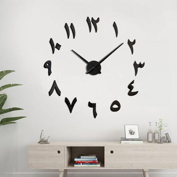 

wall clocks creative diy digital clock nordic style fashion home decoration acrylic