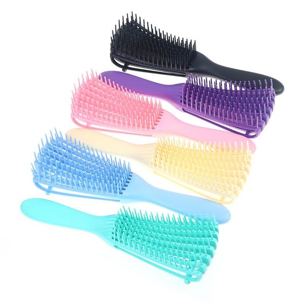 

hair brushes 3pcs/set brush antistatic scalp massage comb salon curly styling tool home, Silver